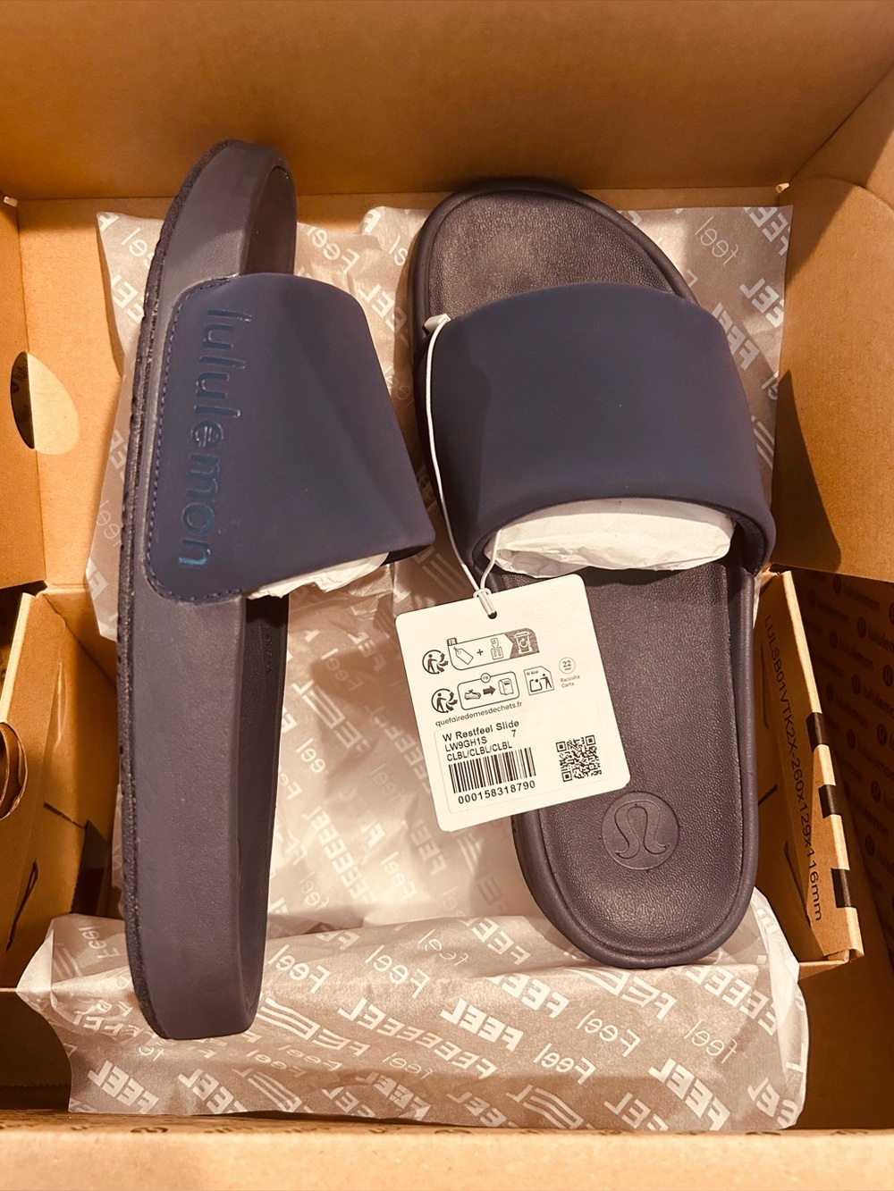 Lululemon Navy Slide Size 7